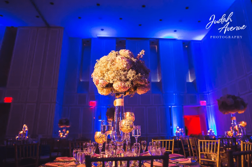 Floral & Candle center piece