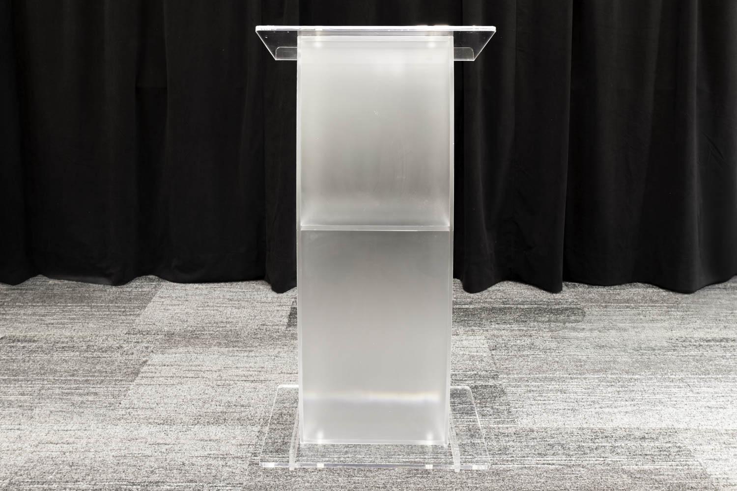 Clear Lucite Podium