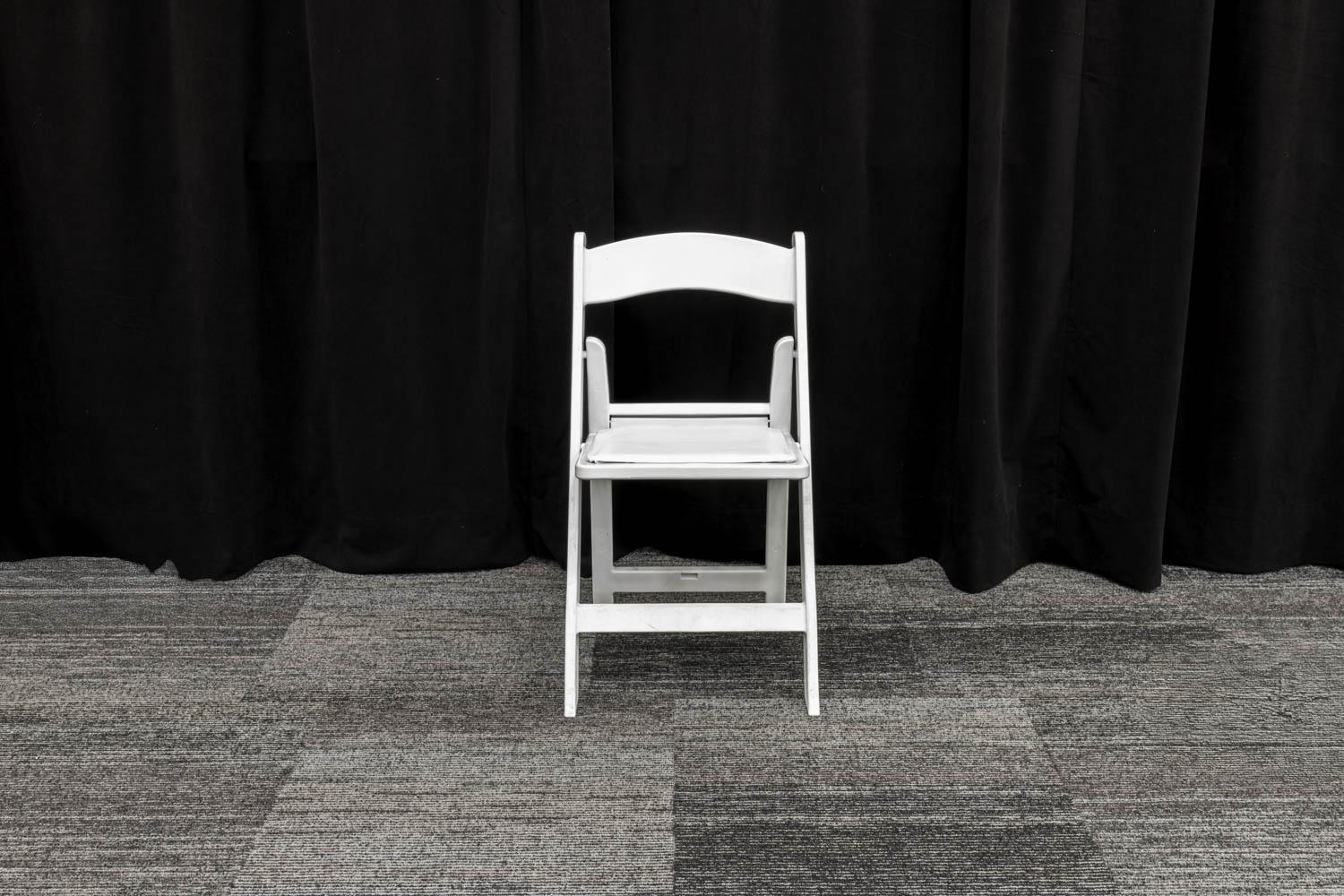 White Folding Chair